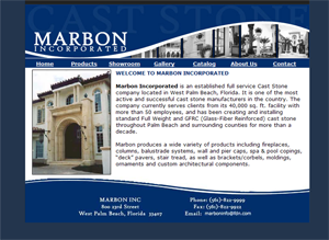 Marbon Inc - Manufacturers of Ornamental Cast Stone Products